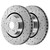 Front Performance Brake Rotor Pair Silver - Part # PR41513DSZPR