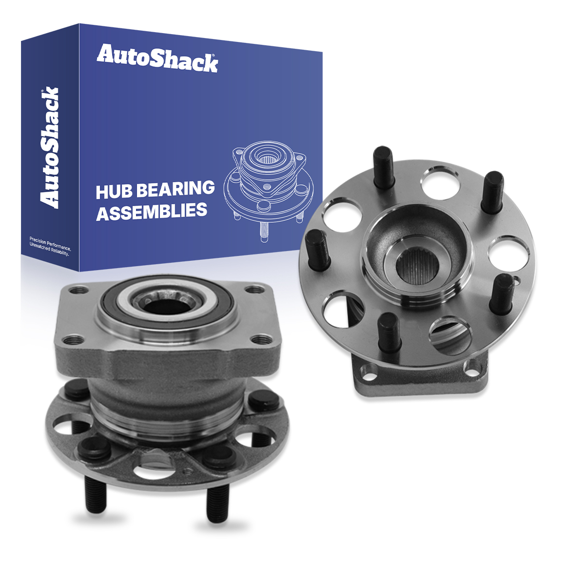 HB612569PR - Rear Wheel Hub Bearing Assemblies Left & Right with ABS