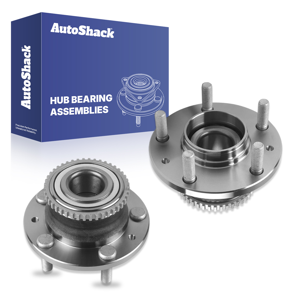 HB612273PR - Rear Wheel Hub Bearing Assemblies Left & Right with ABS