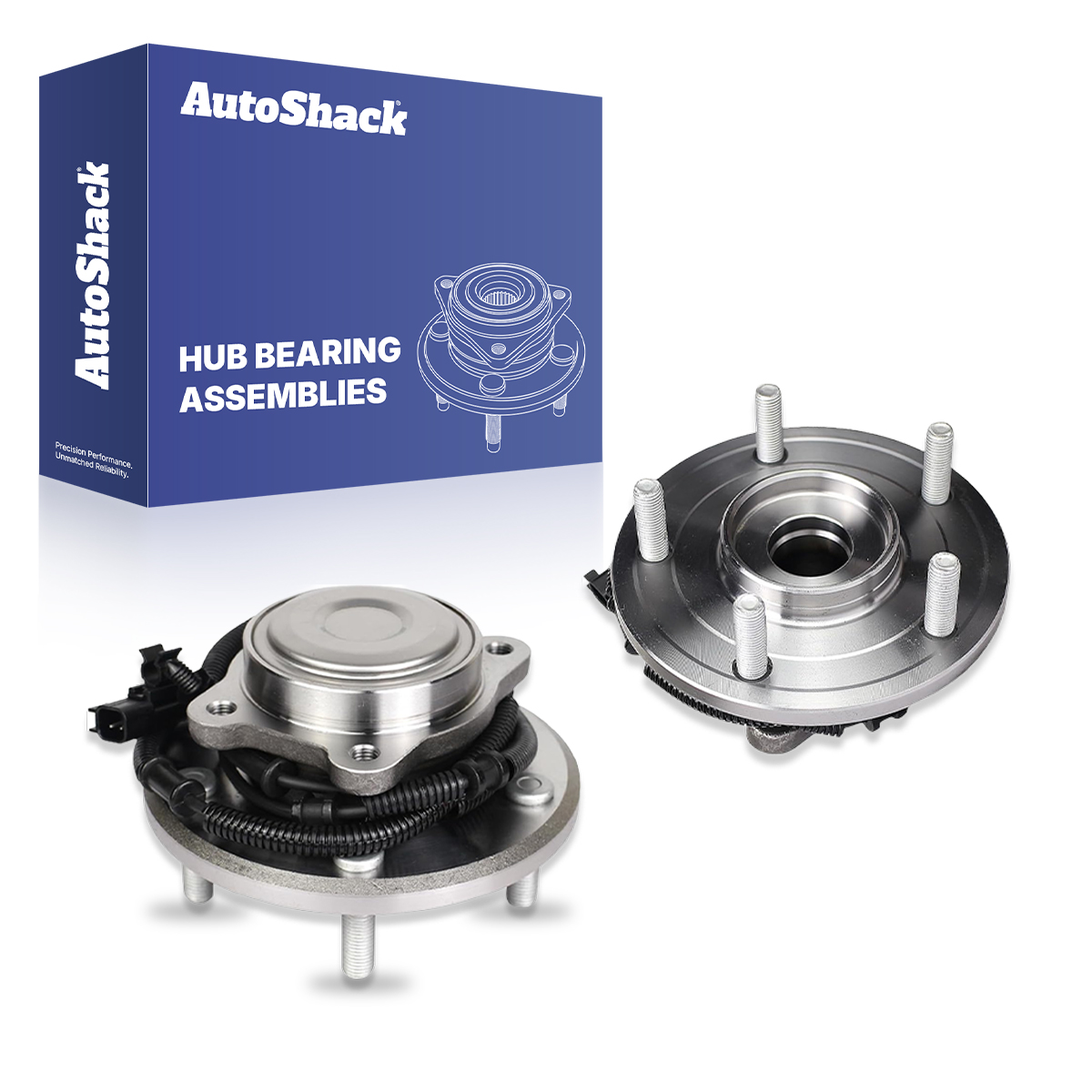 HB612362PR - Rear Wheel Hub Bearing Assemblies Left & Right with ABS
