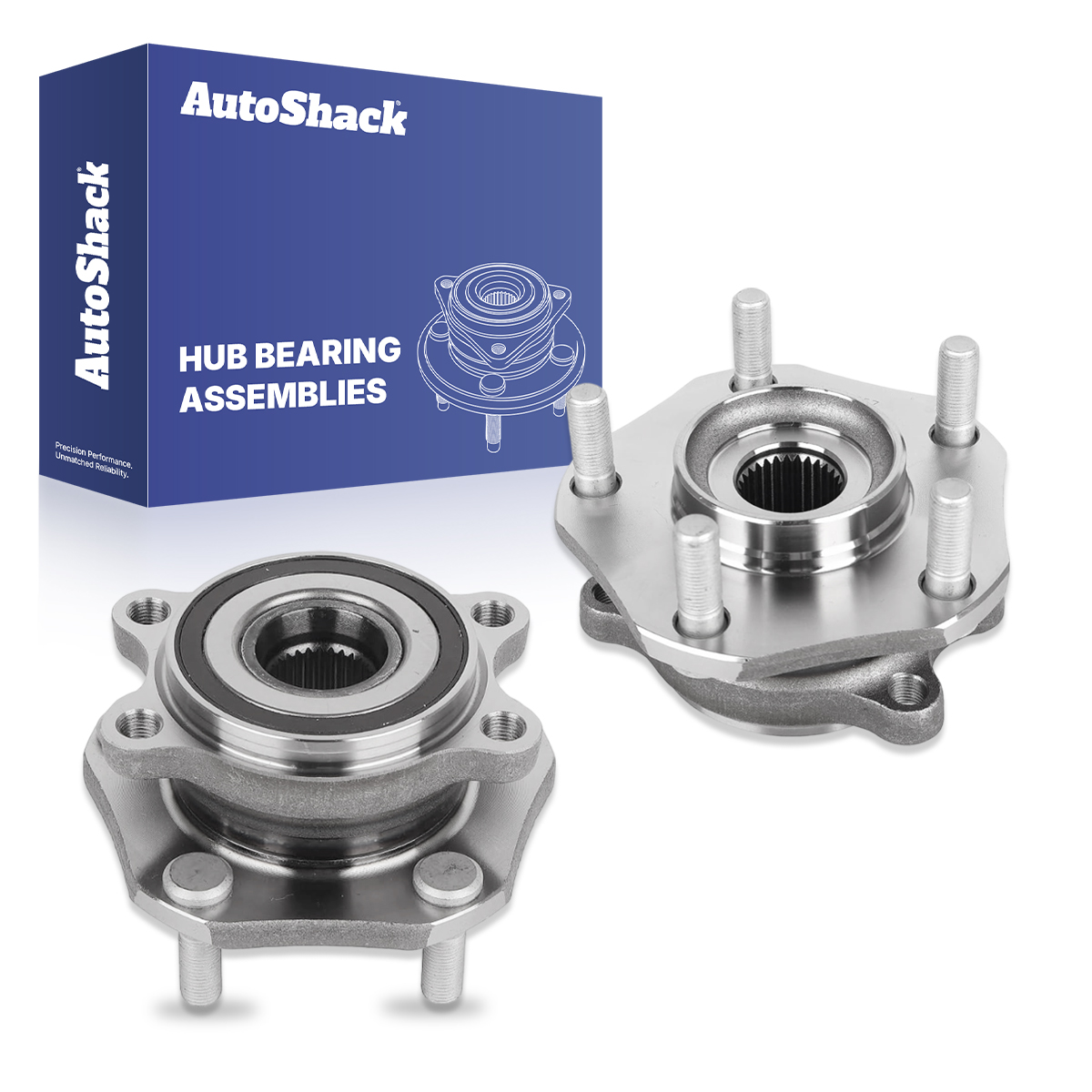 はーぼー HB613359PR - Front Wheel Hub Bearing Assemblies Left & Right with ABS