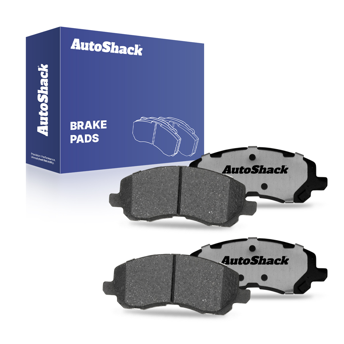 SIXPAD - ake Front Ceramic Brake Pad Kit Driver and Passenger Side | SCD866