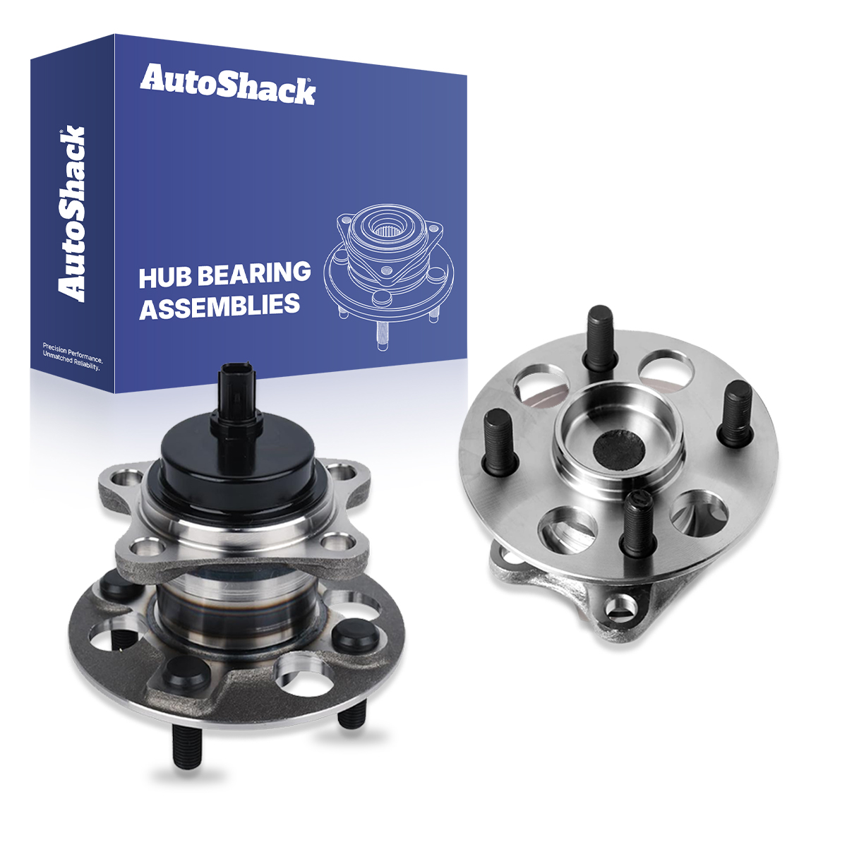 HB612372PR - Rear Wheel Hub Bearing Assemblies Left & Right with ABS