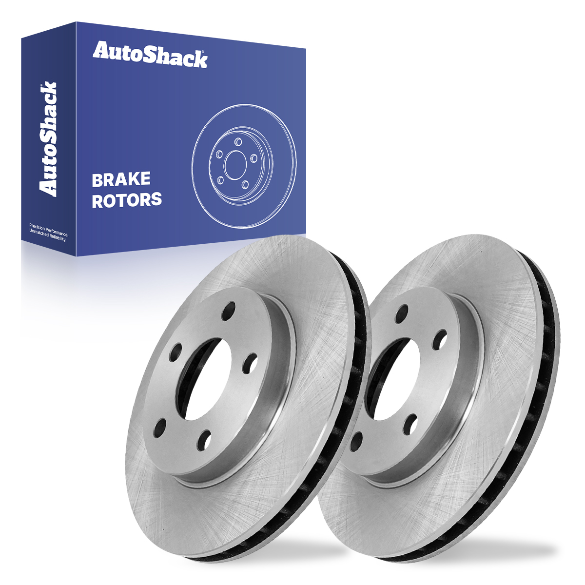 thumbnail image 2 of Detroit Axle Front Disc Brake Rotors For 1999-2005 Pontiac Grand Am & Chevy Malibu, Oldsmobile Alero (Pair) 2 of 6