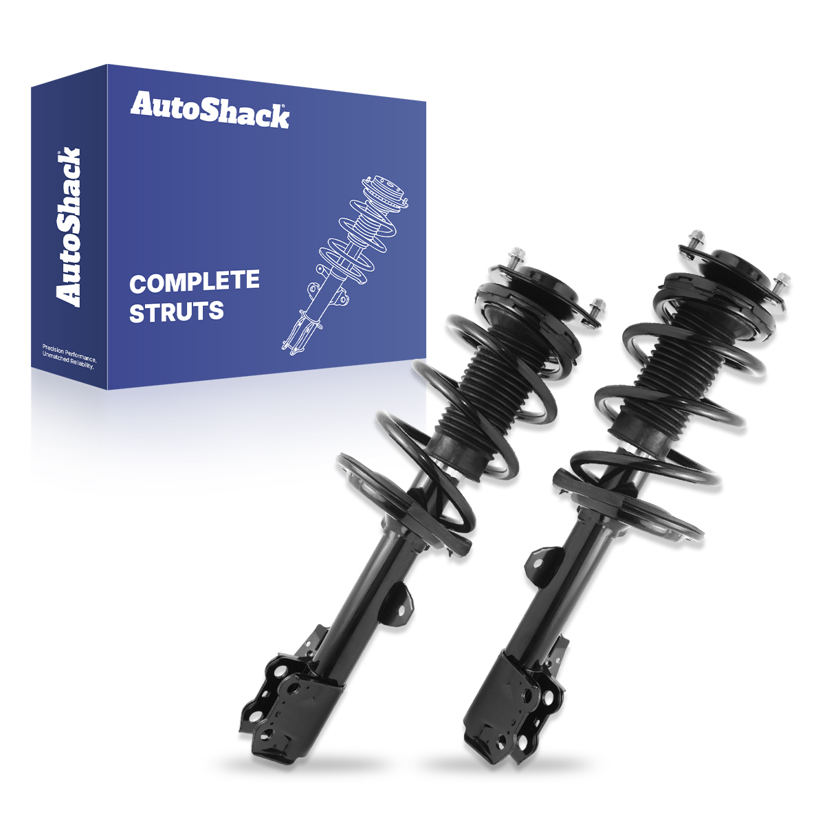 CST21937PR - Front Complete Strut Coil Springs Pair 2 Driver and