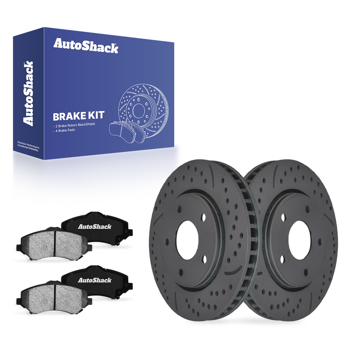Performance Brake Rotors Black Coated Matte Finish | BlackShield