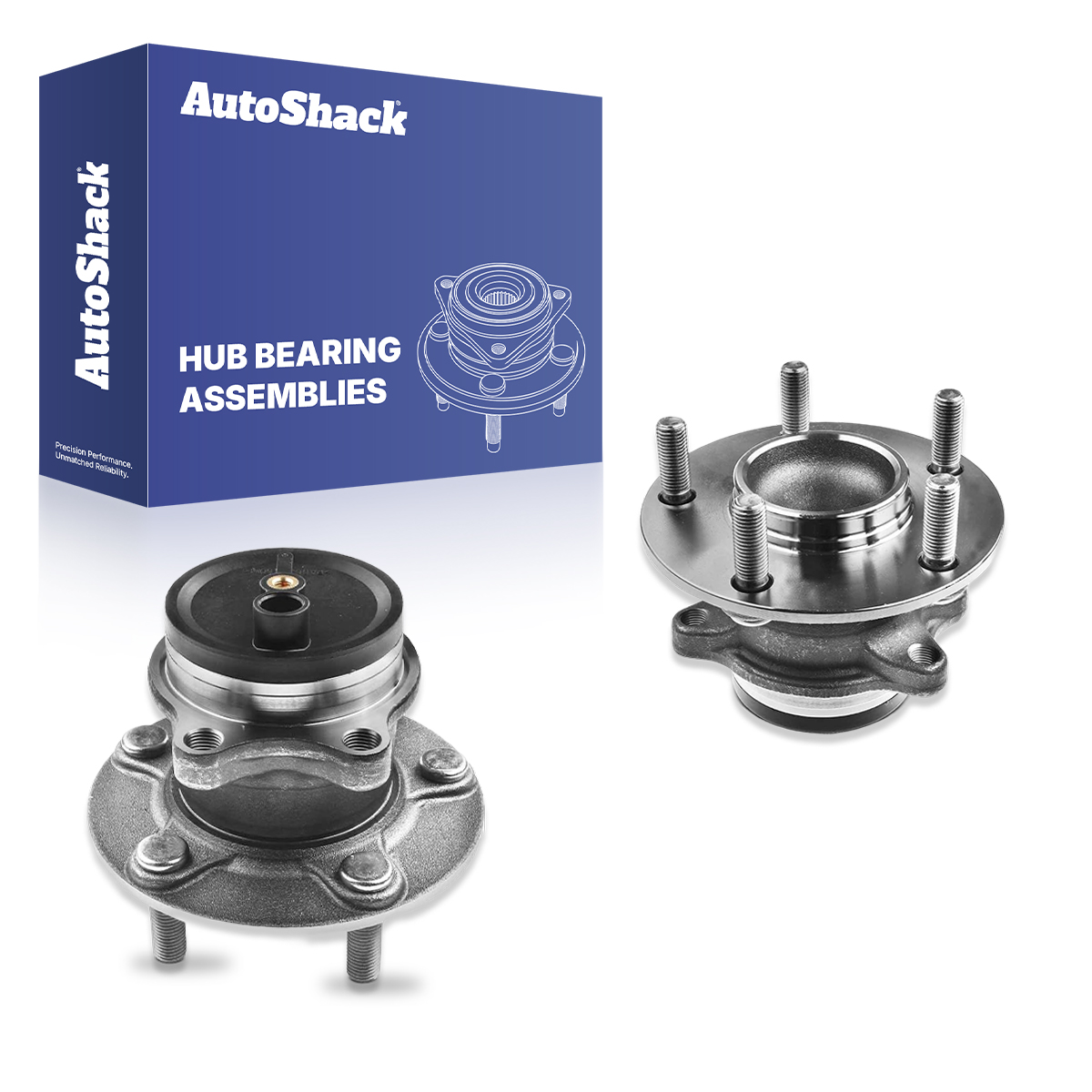 HB612565PR - Rear Wheel Hub Bearing Assemblies Left & Right with ABS