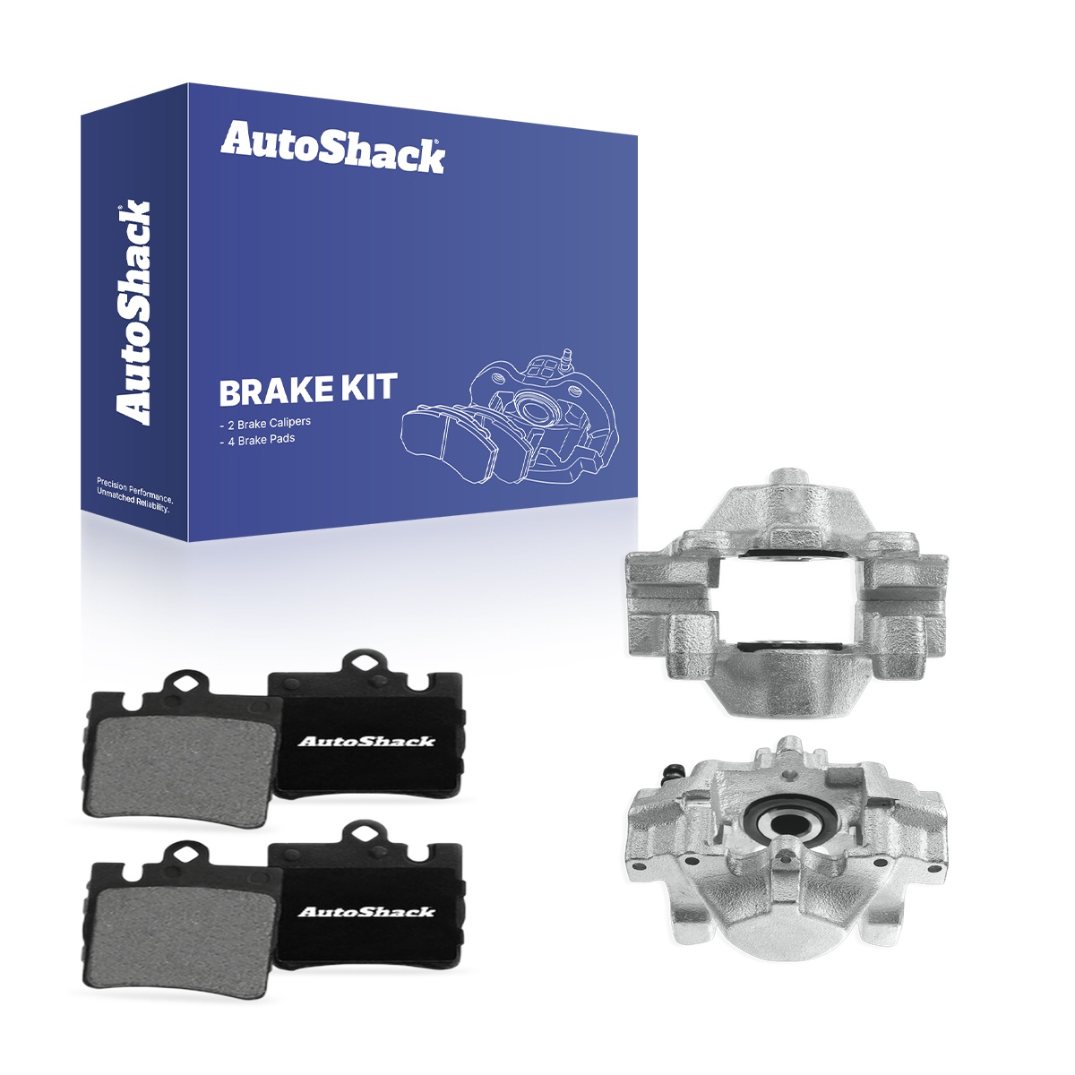 Callahan Loaded Front Brake Caliper Pair Kit With Ceramic Pads - Fits Hyundai Entourage & Kia Sedona