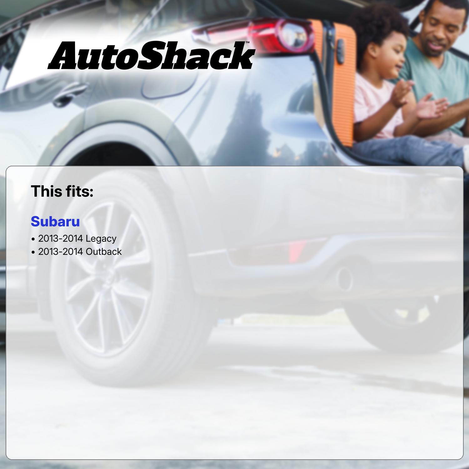thumbnail image 2 of Auto Shack Drilled & Slotted Brake Rotors With Ceramic Pads For Subaru Outback & Legacy 2005-2009 – Front & Rear 4-Wheel Kit 2 of 6