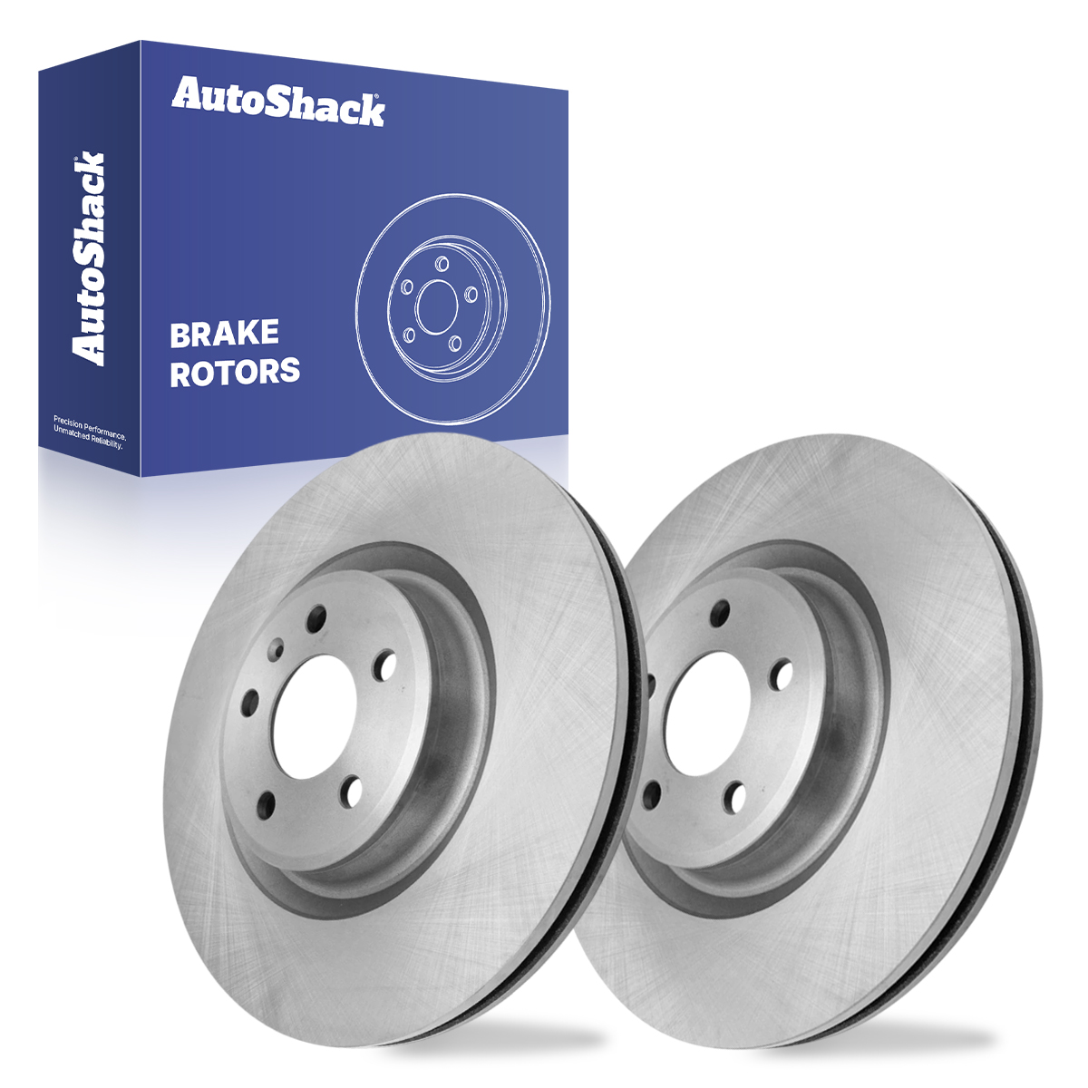 Pair Front Disc Brake Rotors 345mm / 13.58" – For Audi A6 A7 Q5 S4 S5 Quattro