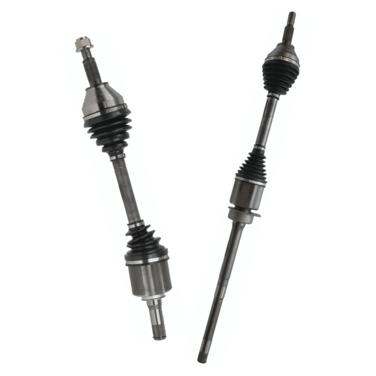 Front New CV Axle Shaft Assembly Neoprene Boots Set of 2 Driver