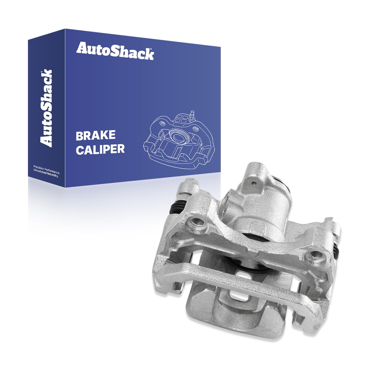 Rear New Brake Caliper with Bracket Driver Side | BC8433 | AutoShack