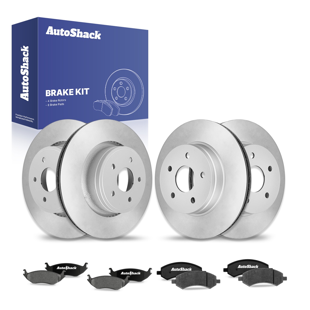 AutoShack Front Brake Rotors and Ceramic Pads Set Driver and Passenger Side Replacement for 2007-2017 Jeep Wrangler 2018 Wrangler JK 3.6L 3.8L並行輸入 AutoShack Front Drilled \u0026 Slotted Brake Rotors | 2-PC Set